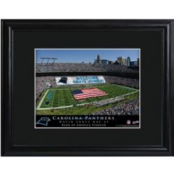 Carolina Panthers Personalized Stadium Print with Matted Frame