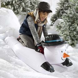 Inflatable Snowman Sled