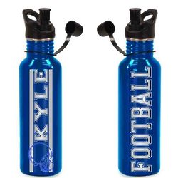 Personalized Football Water Bottle
