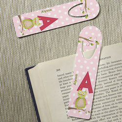 Owl About You Personalized Bookmark Set