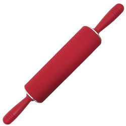 Basic Red Silicone Rolling Pin