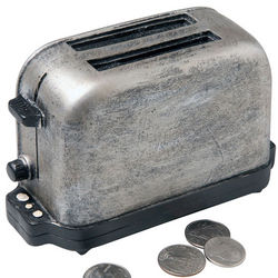 Retro Toaster Coin Bank