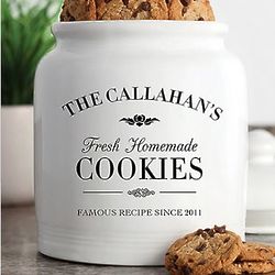 Personalized Ceramic Cookie Jar