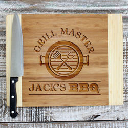 Grill Master Custom Engraved Personalized Cutting Board