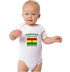 Everyone Loves A Nice Bolivian Boy Baby Bodysuit