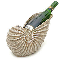 Seashell Wine Bottle Holder and Cooler