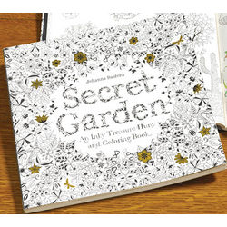Secret Garden Treasure Hunt and Coloring Book