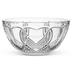 Etched Waterford Wedding Bowl