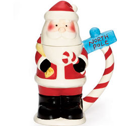 Holiday Santa Covered Mug