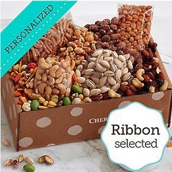 Snack Attack Gift Box with Personalized Ribbon