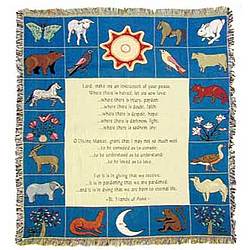 St. Francis Prayer Blanket