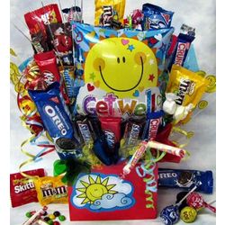 Sunshine & Smiles Get Well Candy Bouquet