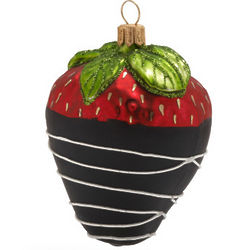 Chocolate-Dipped Strawberry Ornament
