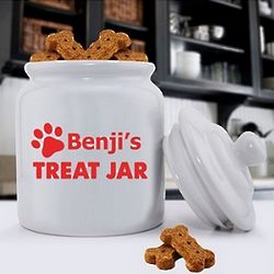 Dog Treat Jar, Personalized Classic