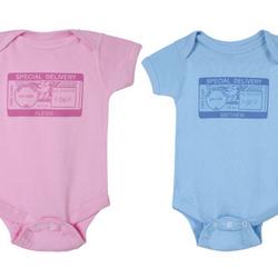 Personalized 'Special Delivery' Postmark One-Piece Bodysuit