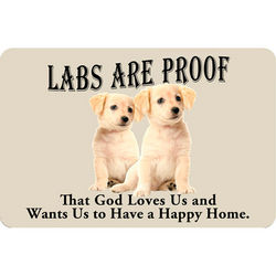Yellow Lab Dog Breed Doormat