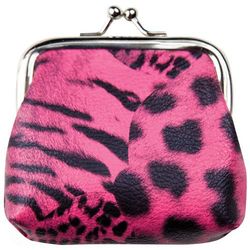 Diva on the Prowl Vivacious Pink Coin Purse