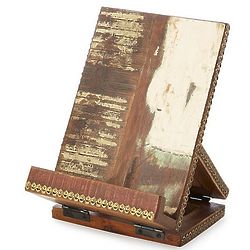 Salvaged Wood Cookbook & Tablet Stand