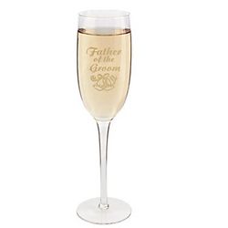 Father Of The Groom Champagne Flute