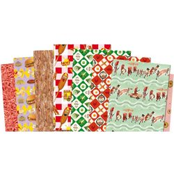 Meat Parade Wrapping Paper Book