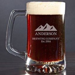 Rocky Mountains Personalized Beer Mug