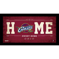 Cleveland Cavaliers Home Sweet Home Framed Sign