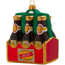 Six Pack of Beer Ornament