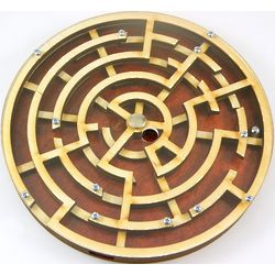 Labyrinth Handcrafted Wood Puzzle