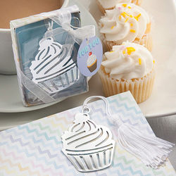 Cupcake Design Bookmark Wedding Favor