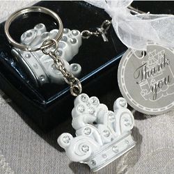Queen for a Day Sparkling Tiara Keychain