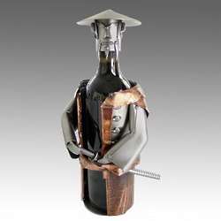 Samurai Wine Bottle Caddy