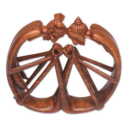 Love Cycle Wood Sculpture
