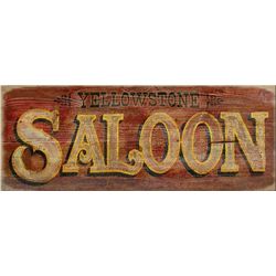 Personalized Rustic Saloon Sign