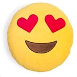 Emoji Heart Pillow