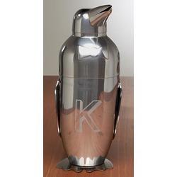 Personalized Stainless Steel Penguin Cocktail Shaker