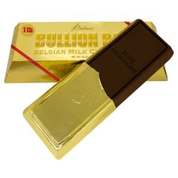 One Pound Belgian Chocolate Bullion Bar