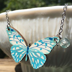 Catch Me If You Can Butterfly Necklace