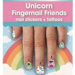 Unicorn Fingernail Friends + Cuticle Tattoos