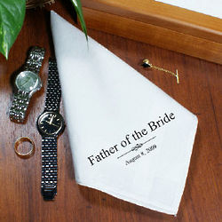 Personalized Men's Wedding Handkerchief