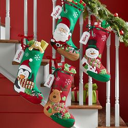 Personalized Holiday Presents Stocking