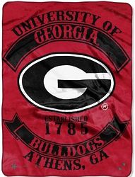 Oversized NCAA Georgia Bulldogs Throw