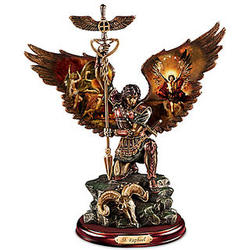 St. Raphael Merciful Healer Cold-Cast Bronze Sculpture