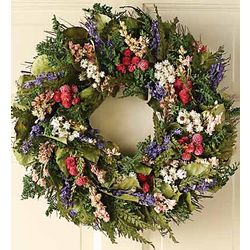 Rose and Lavender Wreath