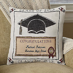 Personalized Tapestry Graduation Pillow