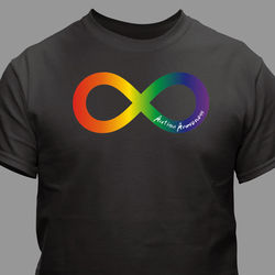 Rainbow Infinity Autism Awareness T-Shirt