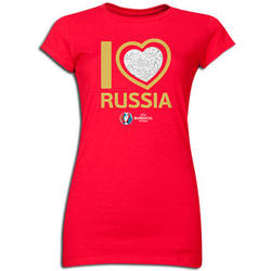 I Love Russia Euro 2016 Austria Soccer Replica Junior T-Shirt