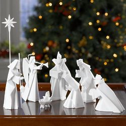 Porcelain Origami Nativity