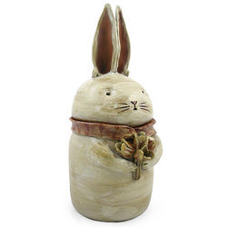 Handmade Rabbit Cookie Jar