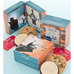 Double Father's Day Cookie and Card Gift Box