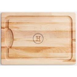Handcrafted Monogrammed Maple Wood Cutting Board